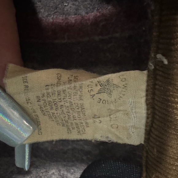 Vintage 80s Carhartt Blanket Lined Detroit Work Jacket Chore Coat - Picture 4 of 5